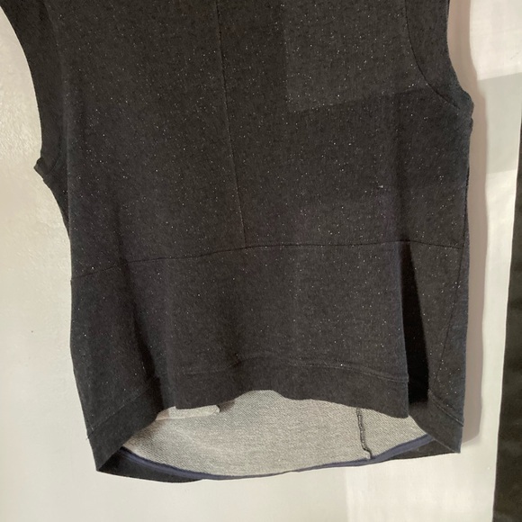 Marc By Marc Jacobs women’s gray shimmer 3/4 button down pull over vest NWOT - Picture 9 of 16